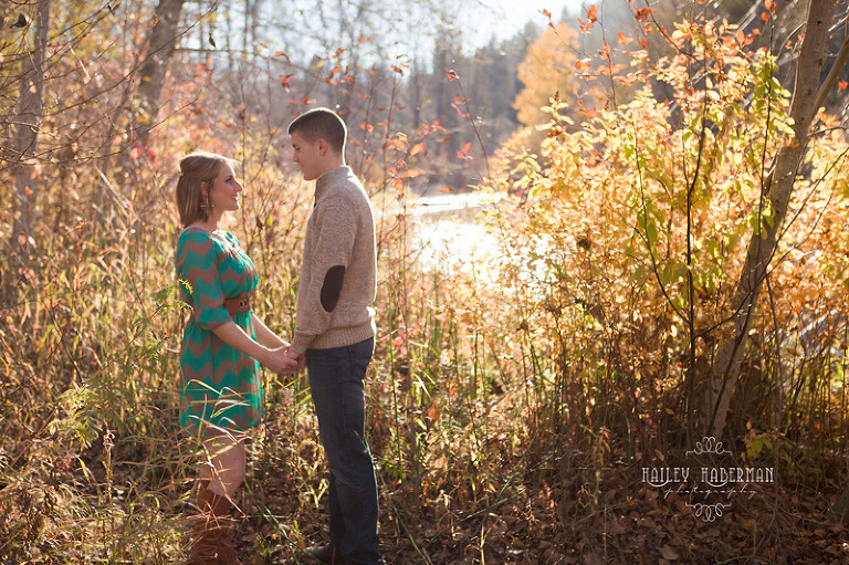 Leavenworth Engagement Session with Greg & Jennifer at Pine River Ranch by Wedding Photographer Hailey Haberman