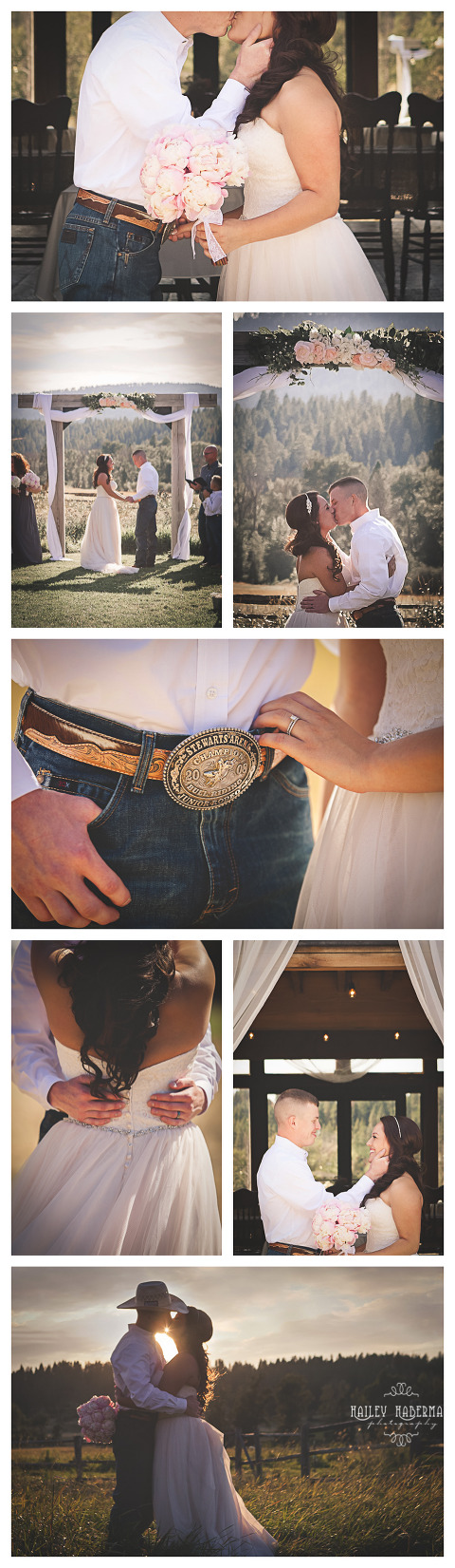 western wedding at the cattle barn in cle elum wa photographed by Hailey Haberman