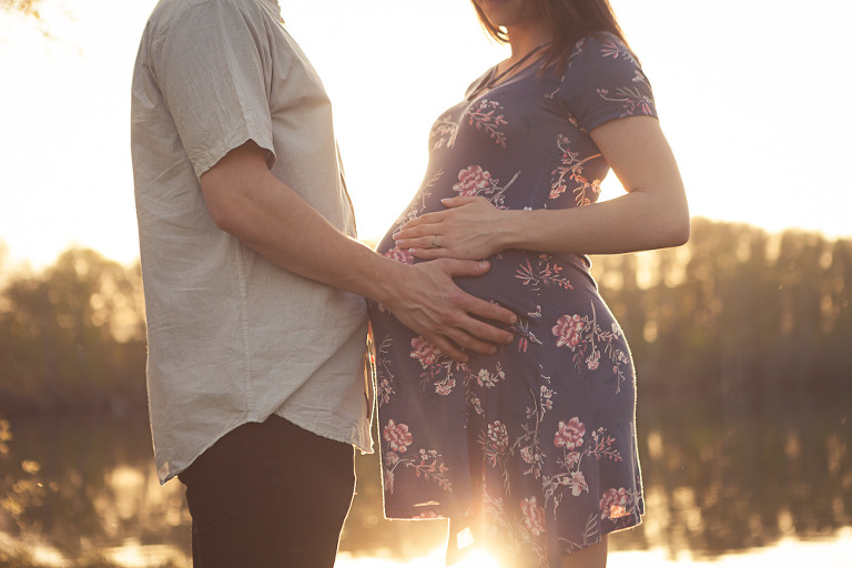 Golden backlight, Spring Maternity Session with Alex and Connor by Hailey Haberman Lifestyle Photographer in Ellensburg WA