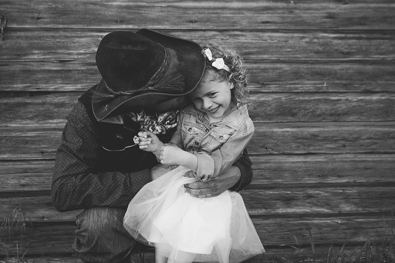 cowboy daddy and little girl, Ellensburg Maternity Session with Megan & Kyle at Olmstead State Park in Ellensburg WA by Hailey Haberman Lifestyle Family Photographer