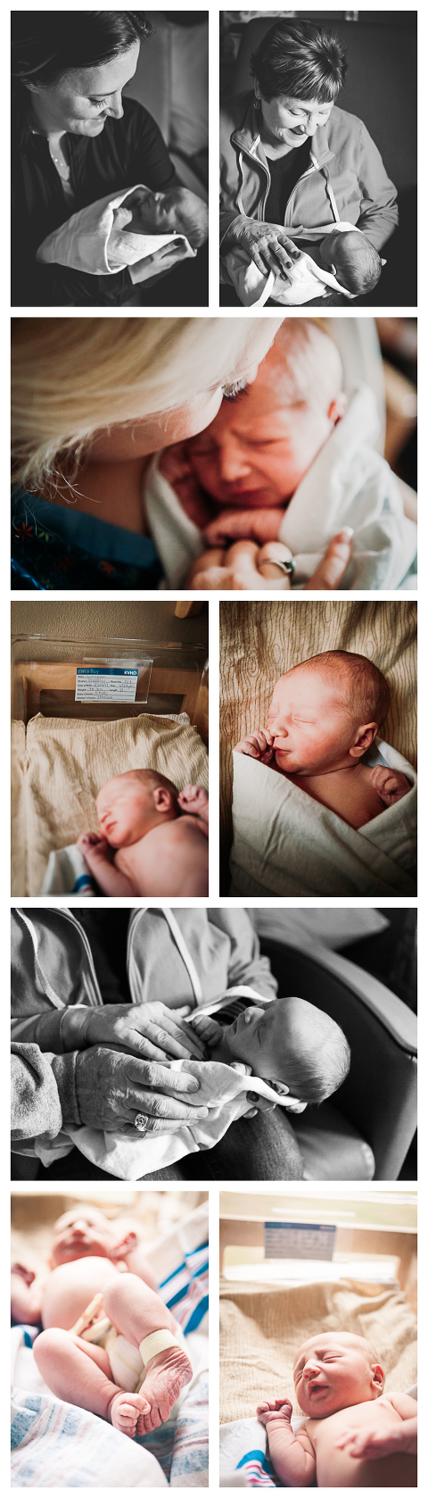 Baby Cayson, lifestyle newborn session at the hospital by Hailey Haberman Photography in Ellensburg WA 