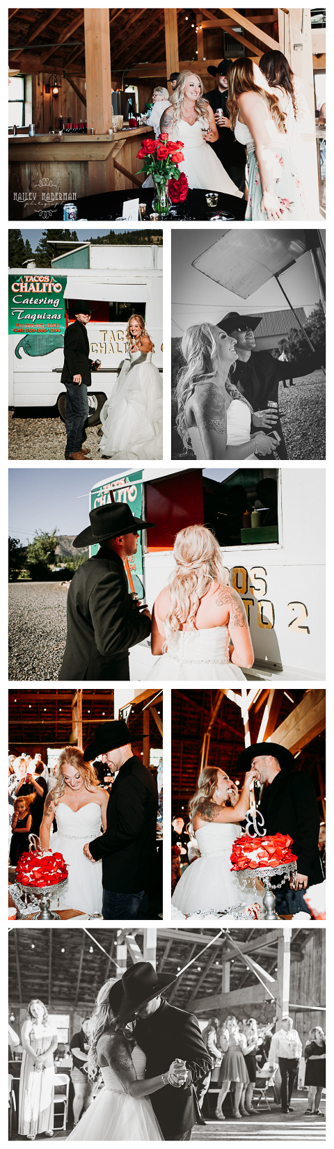 reception details,Ryan and Amber married at The Cattle barn in Cle Elum, WA, photographed by Hailey Haberman Ellensburg Wedding Photographer